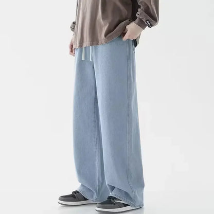 Men Baggy Wide-Leg Denim