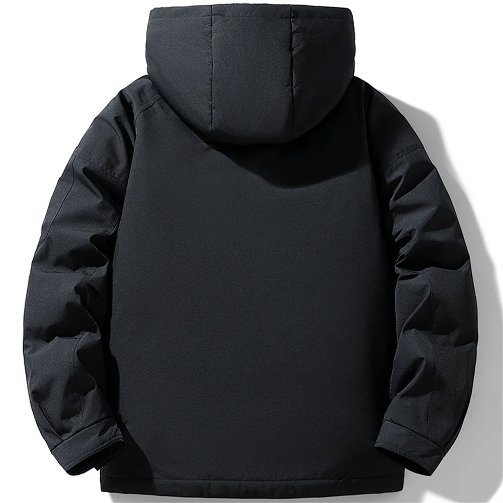 Silk-Cotton Puffer Parka