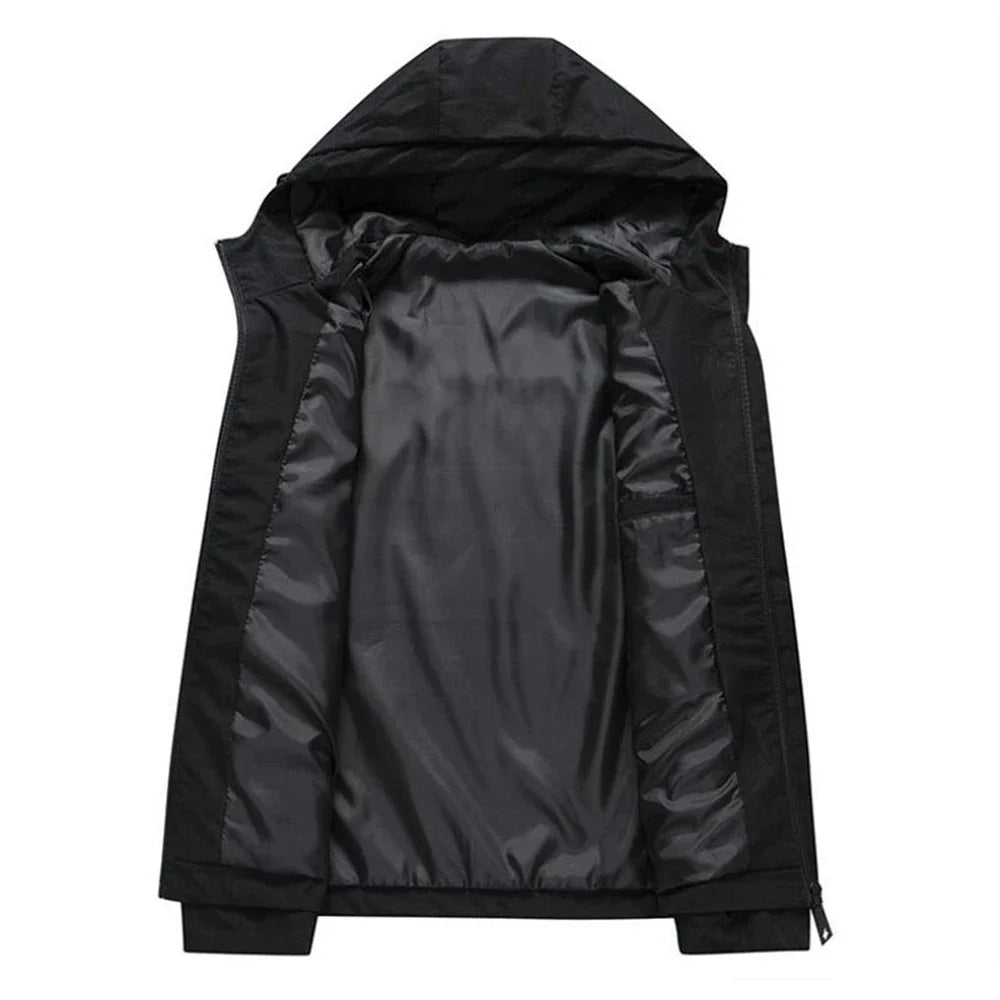 Men's Windproof Leather Jacket