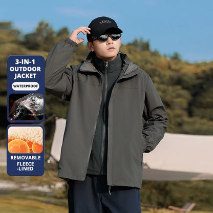 3-in-1 Fleece Anorak Jacket