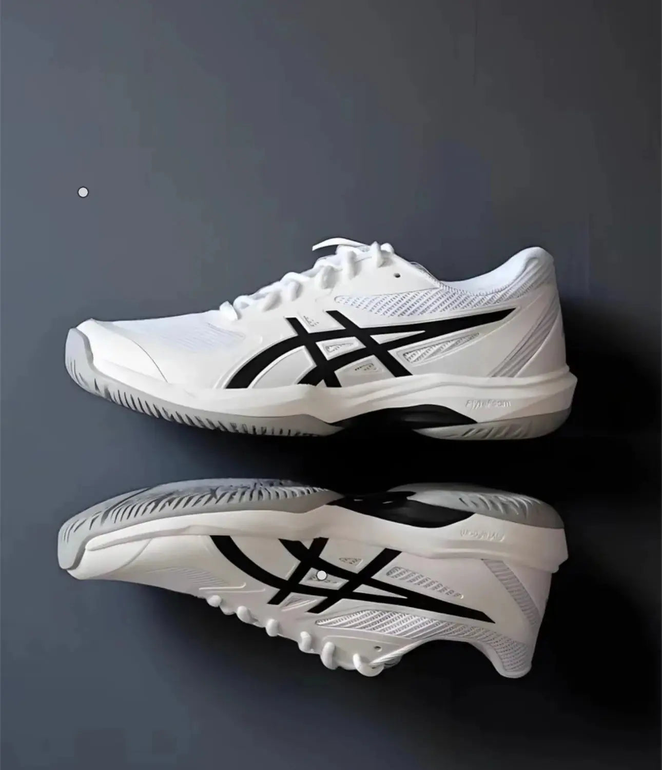 ASICS GAME FF Comfortable Shock-absorbing Anti Slip Wear-resistant Breathable Low Top Tennis Shoes for Men White 1041A489-100 - Chicchar Fashion