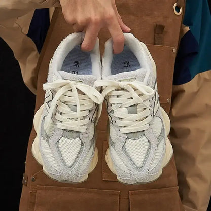 Lined WarmFashion chunky - sole casual shoes, trendy design, street eye - catching - Chicchar Fashion