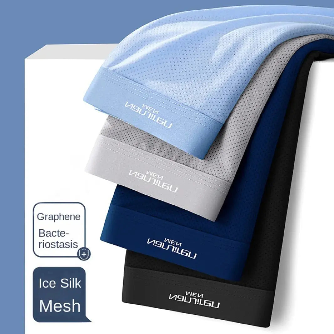 Ice Silk Antibacterial Boxers Chicchar Fashion