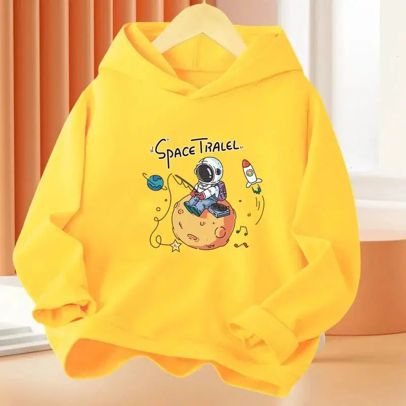 Funny Astronaut Kids' Hoodie - Chicchar Fashion