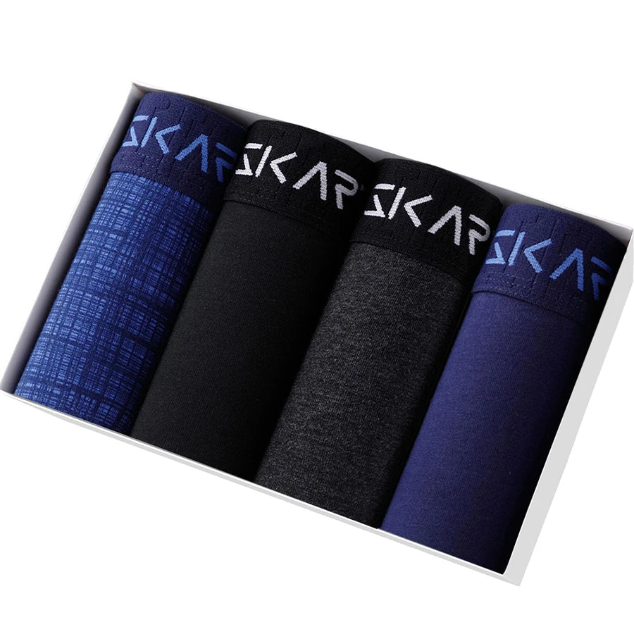 Men's Cotton Boxer 4-Pack Chicchar Fashion