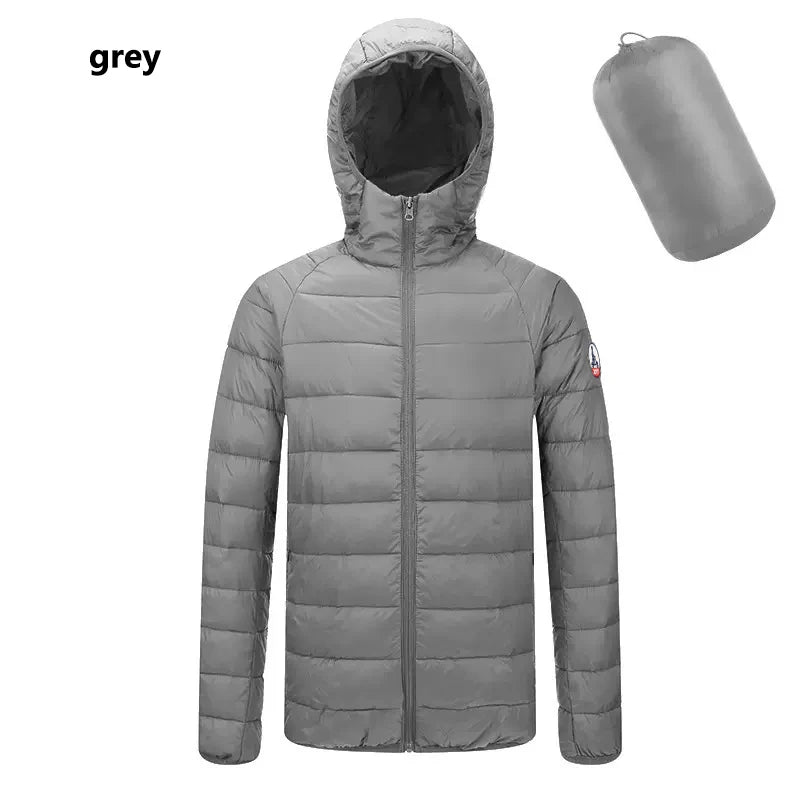 Warm Lightweight Hooded Jacket