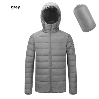 Warm Lightweight Hooded Jacket