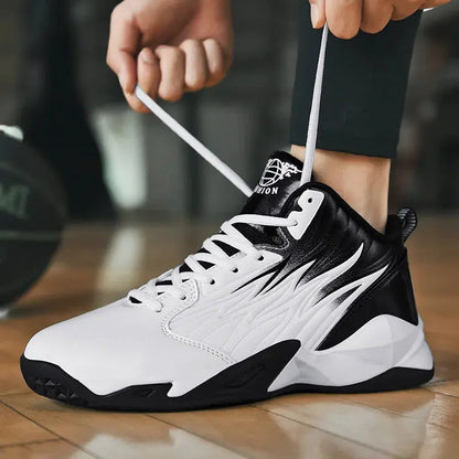 Men Basketball Shoes Comfort Casual Field Training Breathe Rebound Anti Slip Outdoor Sports Basketball Boots for Man - Chicchar Fashion
