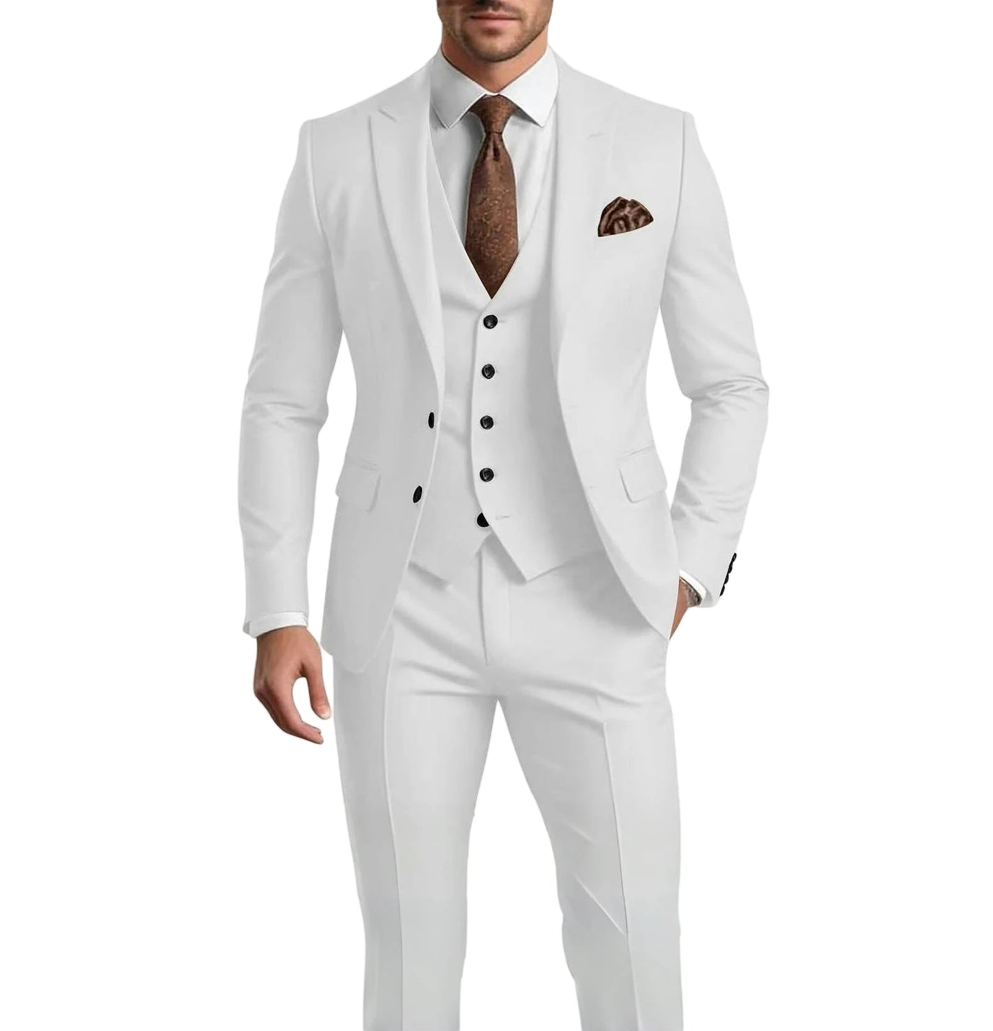 Polyester Twill 3-Piece Tuxedo