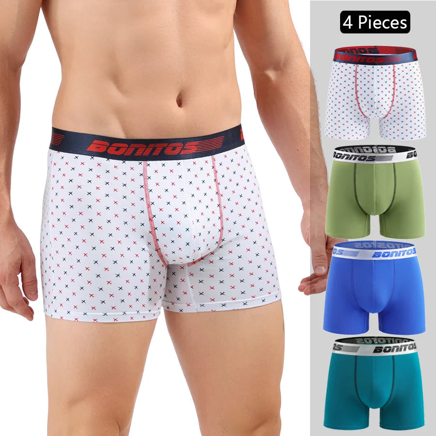 Men's Cotton Boxer 4-Pack Chicchar Fashion