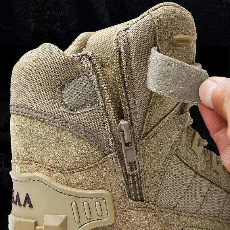 CHRLCK Waterproof Hiking Shoes Men Non-slip Hiking Shoes Tactical Boots Lightweight Breathable Hunting Bkking Work Casuual Boots - Chicchar Fashion