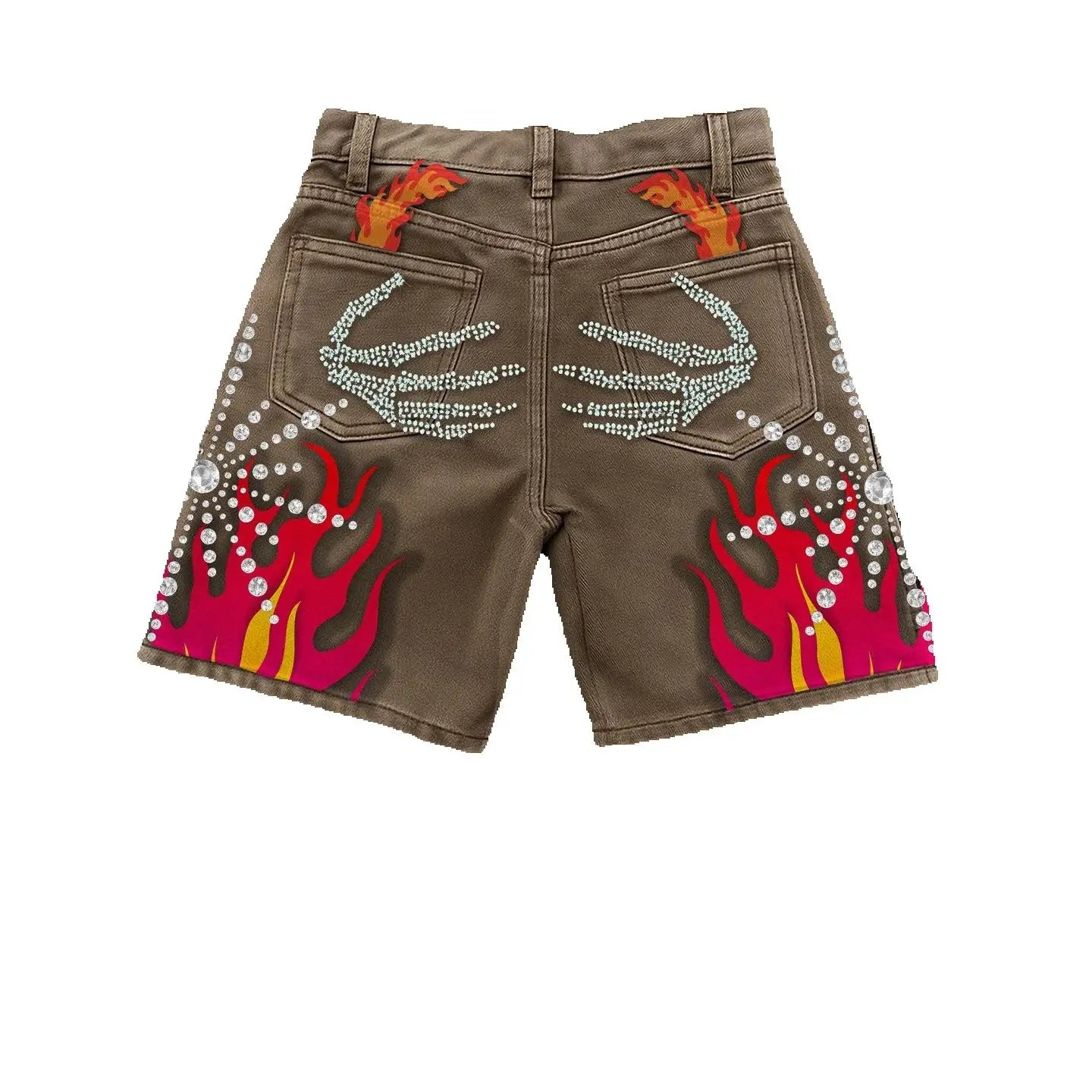 Embroidered Cotton Shorts