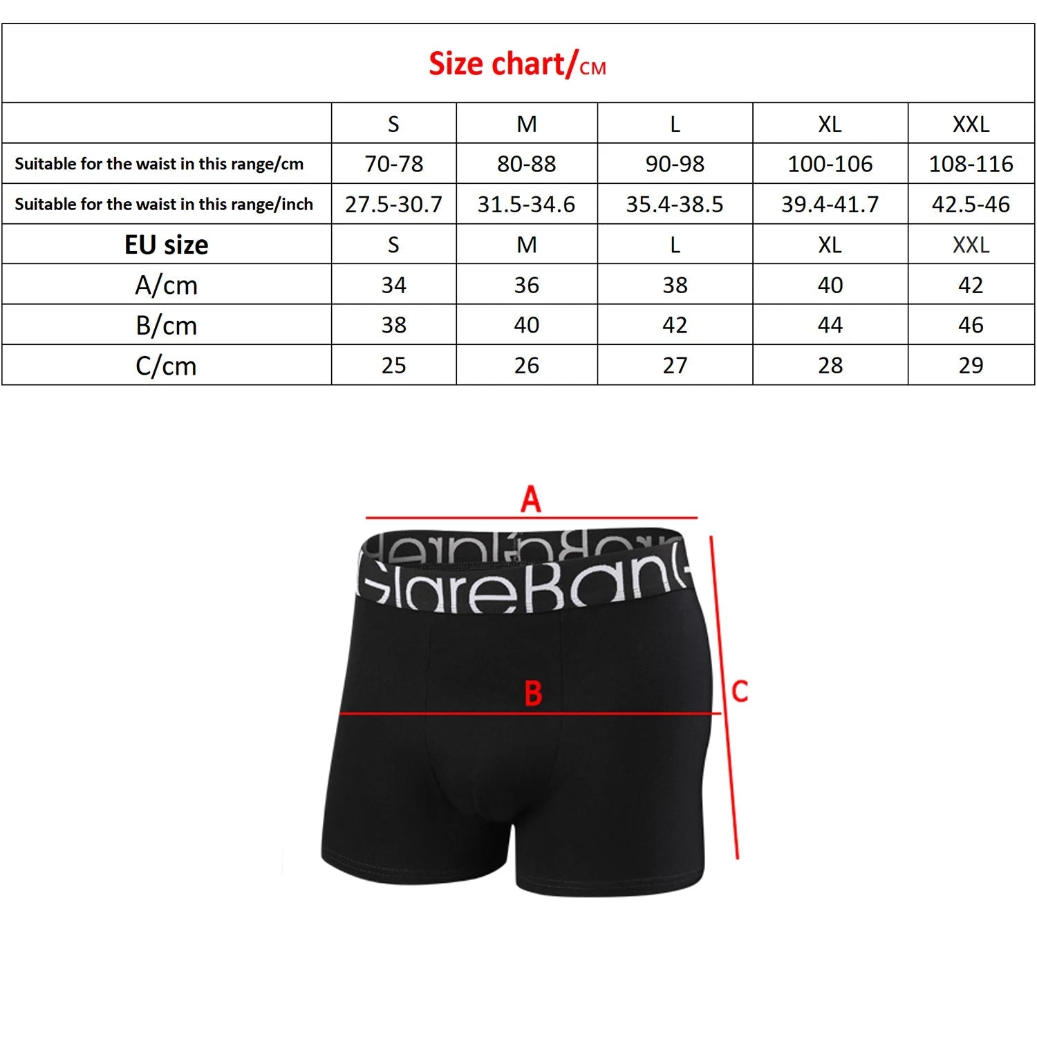 6-Pack Cotton Boxer Briefs Chicchar Fashion