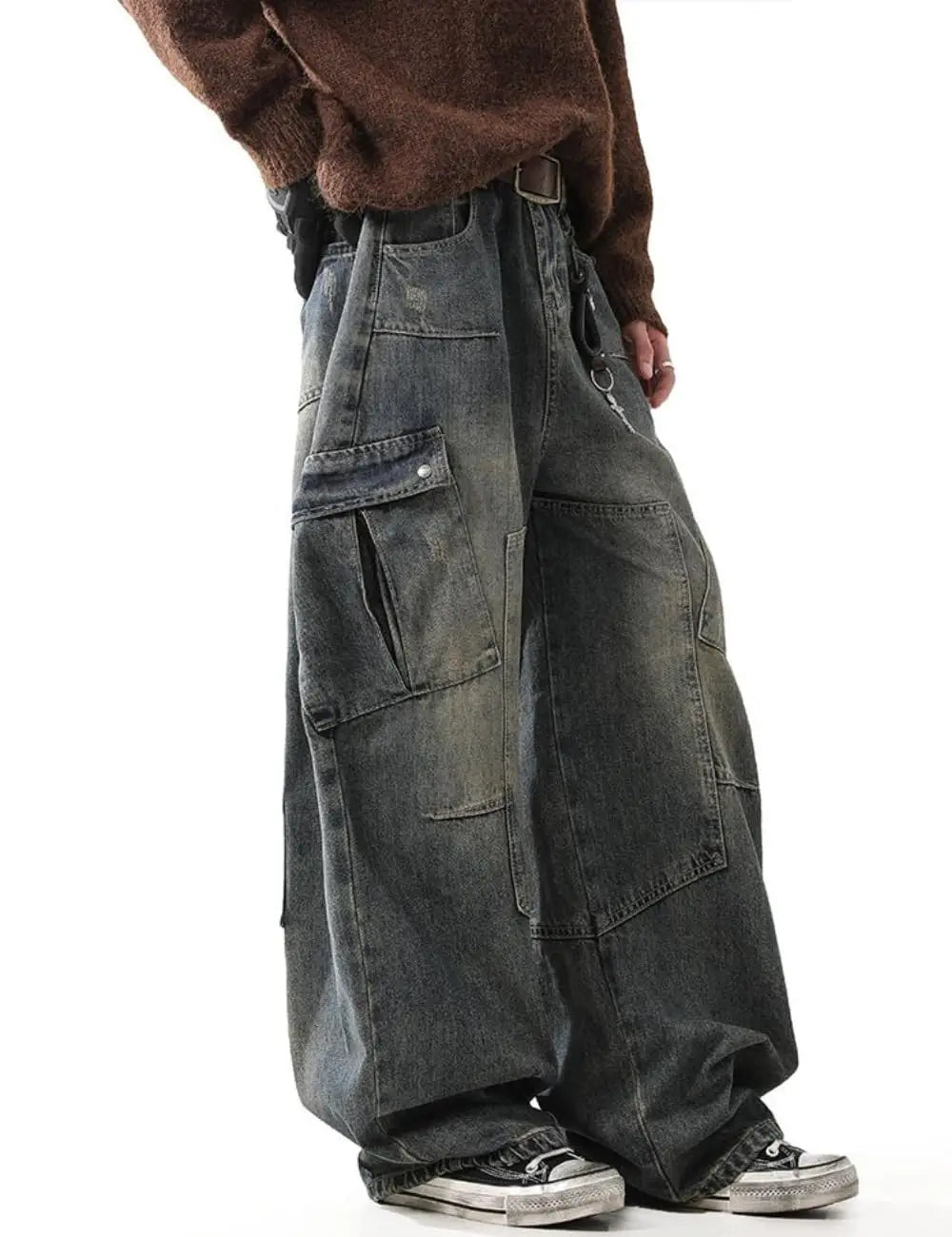Baggy Barrel Cargo Denim