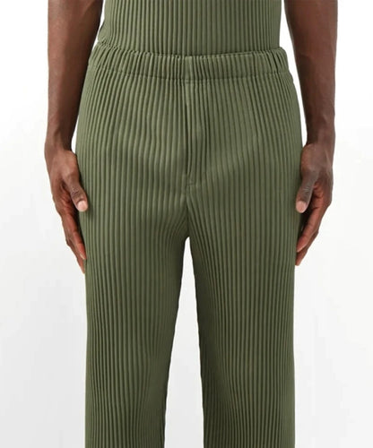 Miyake Pleated Cropped Pants