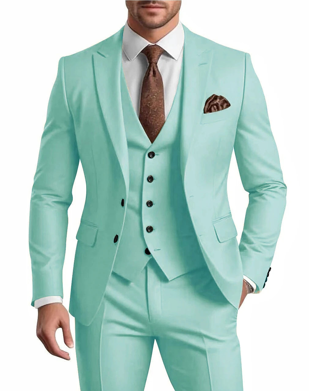 Polyester Twill 3-Piece Tuxedo