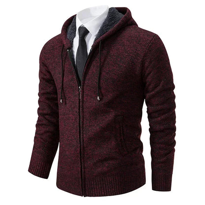 Stand Collar Fleece Cardigan Chicchar Fashion