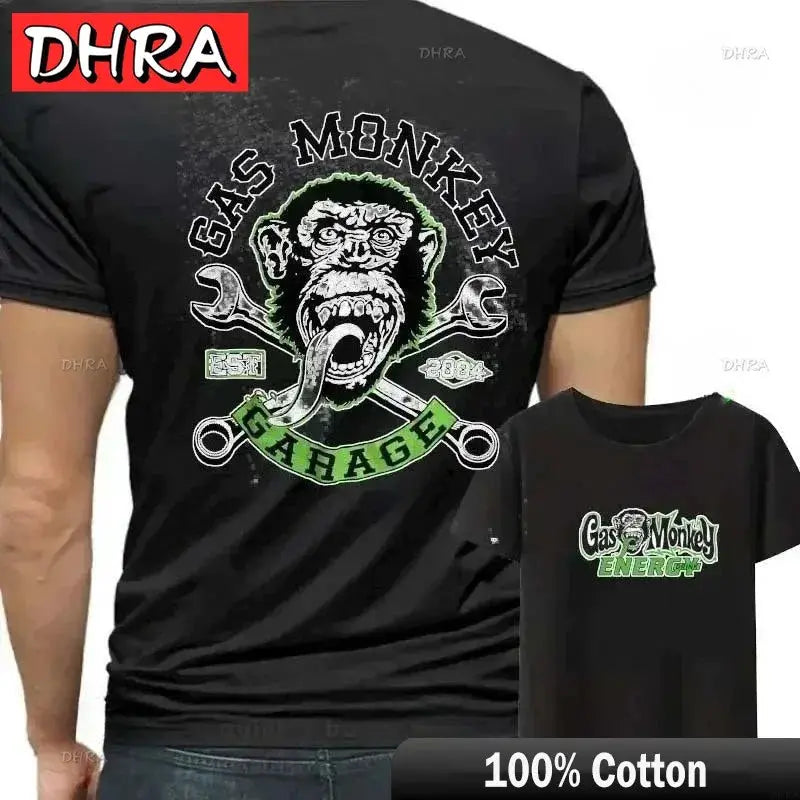 Gas Monkey Cotton Graphic Tee Chicchar Fashion