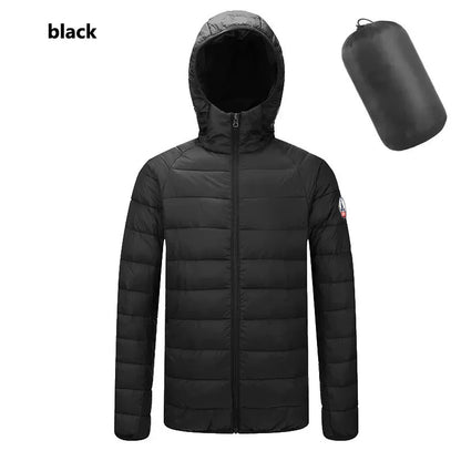 Warm Lightweight Hooded Jacket
