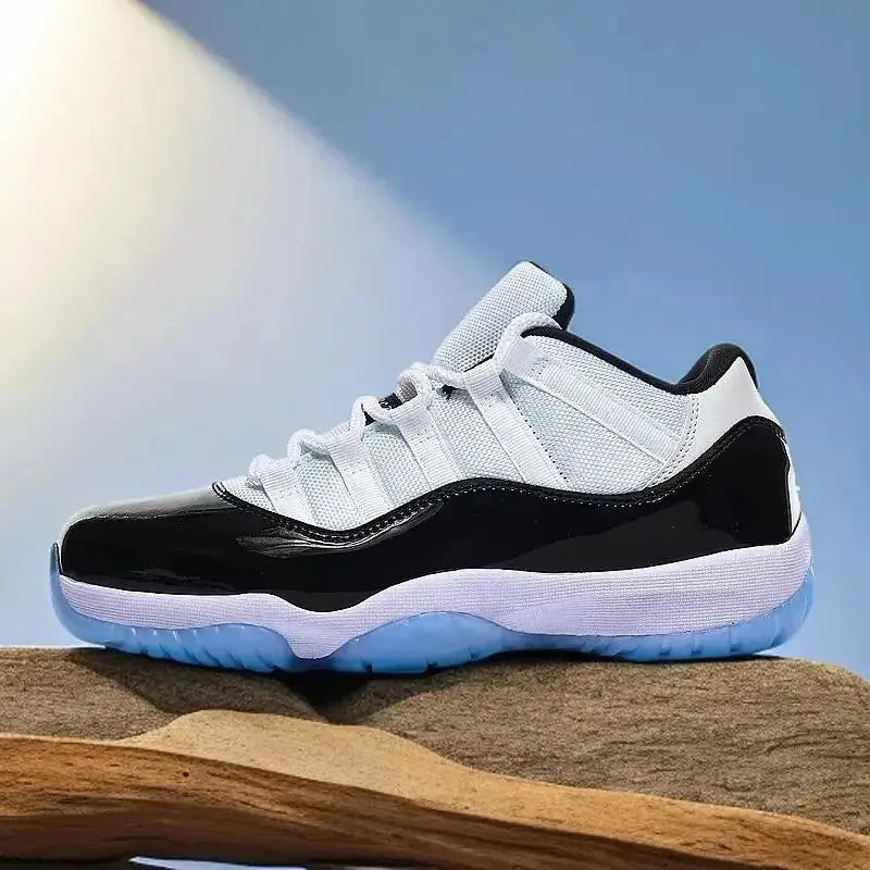 2026 The white shoes   with full leather are breathable and versatile, with color thick soles and couple casual baskitball shoes - Chicchar Fashion