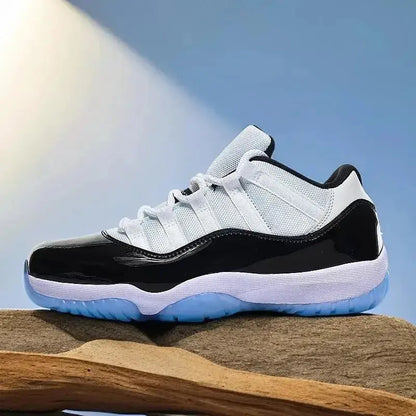 2026 The white shoes   with full leather are breathable and versatile, with color thick soles and couple casual baskitball shoes - Chicchar Fashion