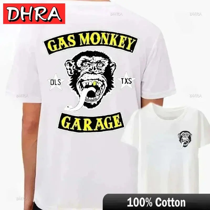 Gas Monkey Cotton Graphic Tee Chicchar Fashion