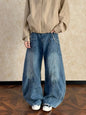 Patchwork Baggy Cotton Jeans