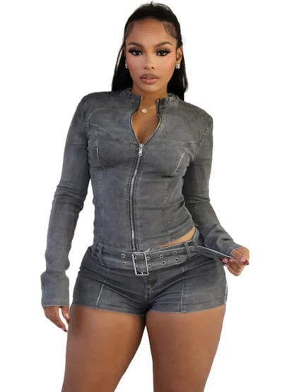 Women's Stretch Denim 2-Piece