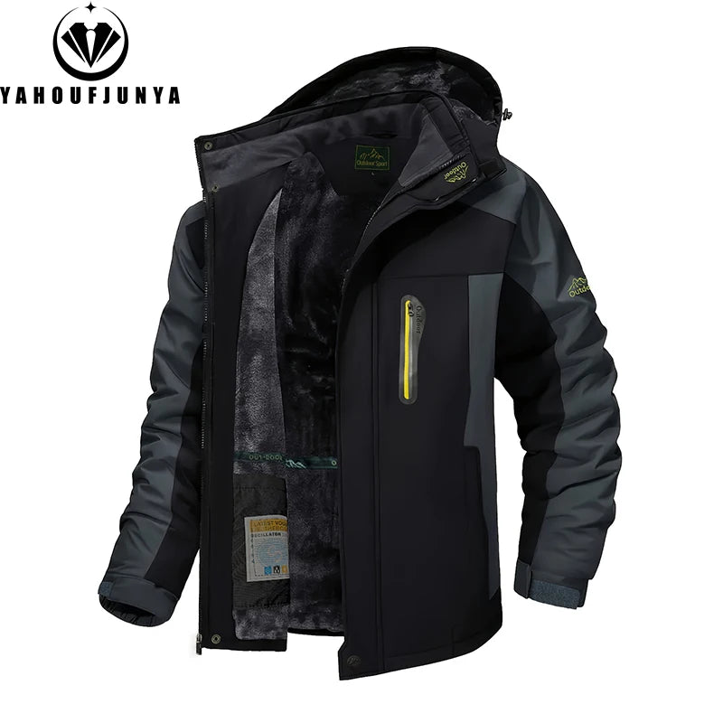 Men Fleece Waterproof Jacket