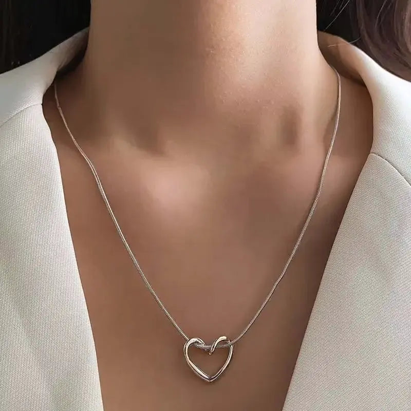 Heart Pendant Necklace - Chicchar Fashion