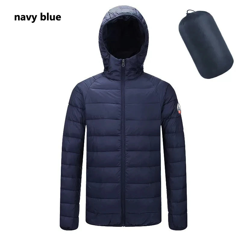 Warm Lightweight Hooded Jacket