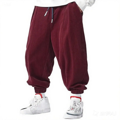 Corduroy Drawstring Pants
