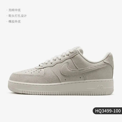 Nike Official Genuine Winter New Women's Air Force 1 Thick Sole Minimalist Sneakers HQ3499-100 - Chicchar Fashion