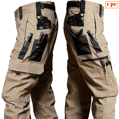 BlueVogue Men's Vintage-Style Striped Overalls