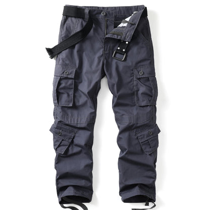 Camo Cargo Straight Leg Pants