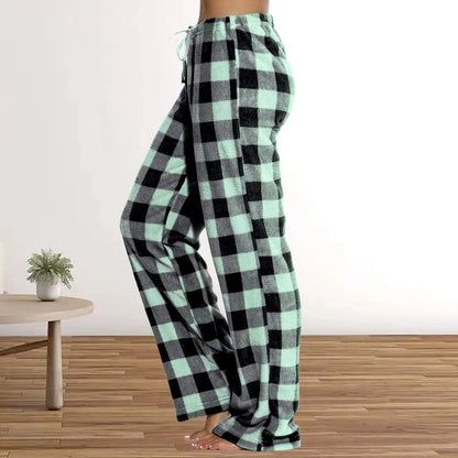 Cozy Plaid Pajama Pants - Chicchar Fashion