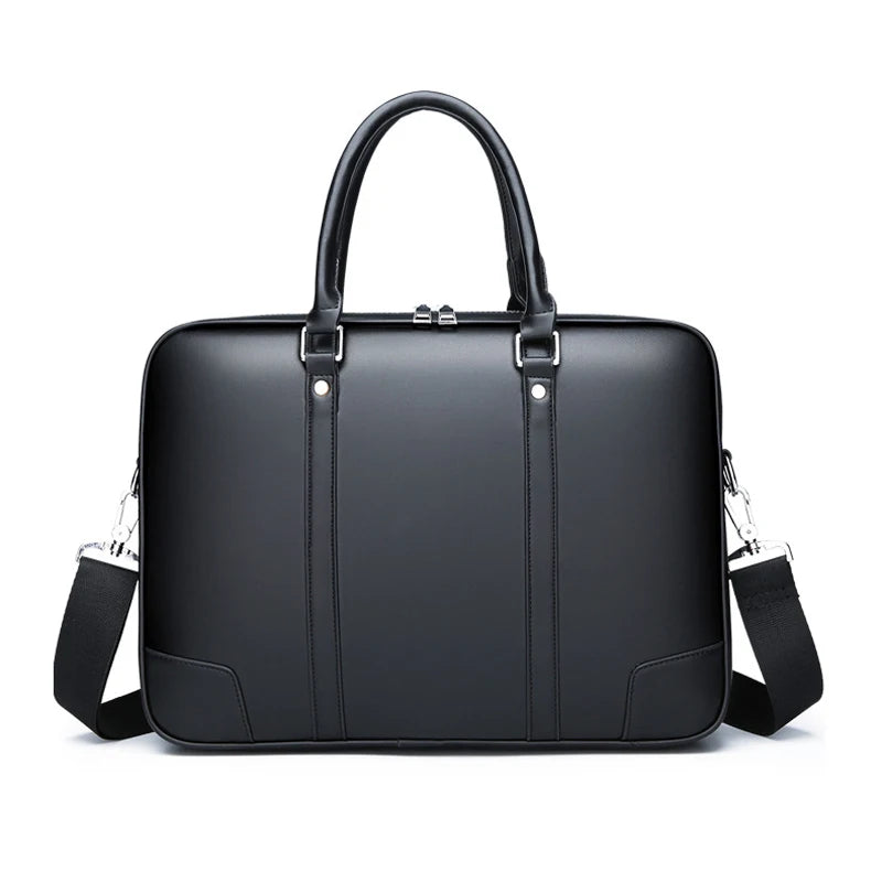 EliteMan Luxe PU Leather Laptop Briefcase