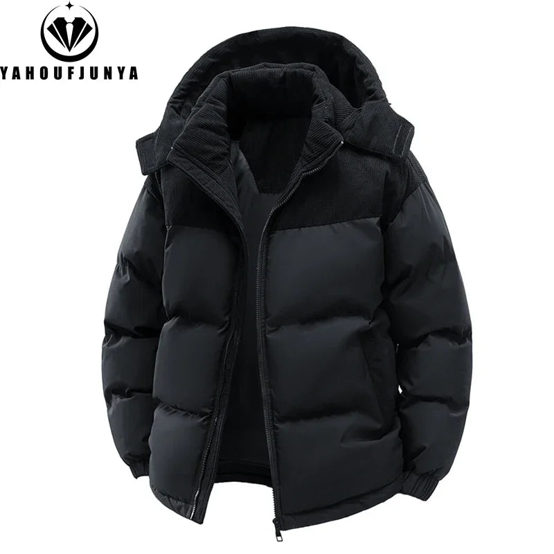 Men's Removable Hood Parka