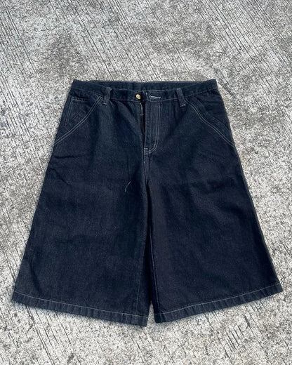 Y2K Embroidered Baggy Shorts