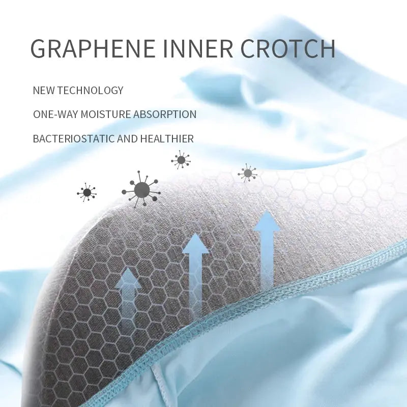 Graphene Ice Silk Boxers 4pc Chicchar Fashion