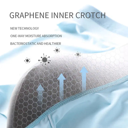 Graphene Ice Silk Boxers 4pc Chicchar Fashion