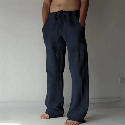 Cotton Linen Baggy Pants