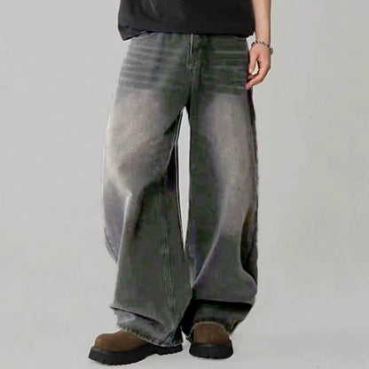 Men's Cotton Wide Leg Jeans