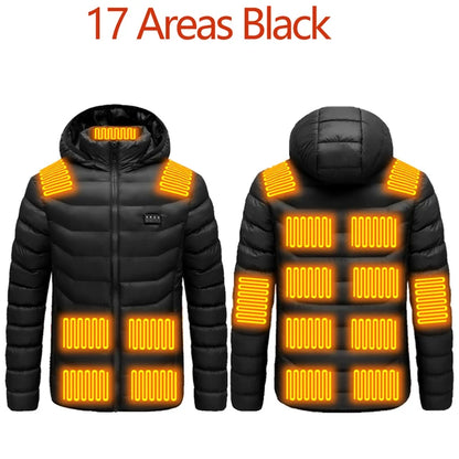USB Heated Men's Parka