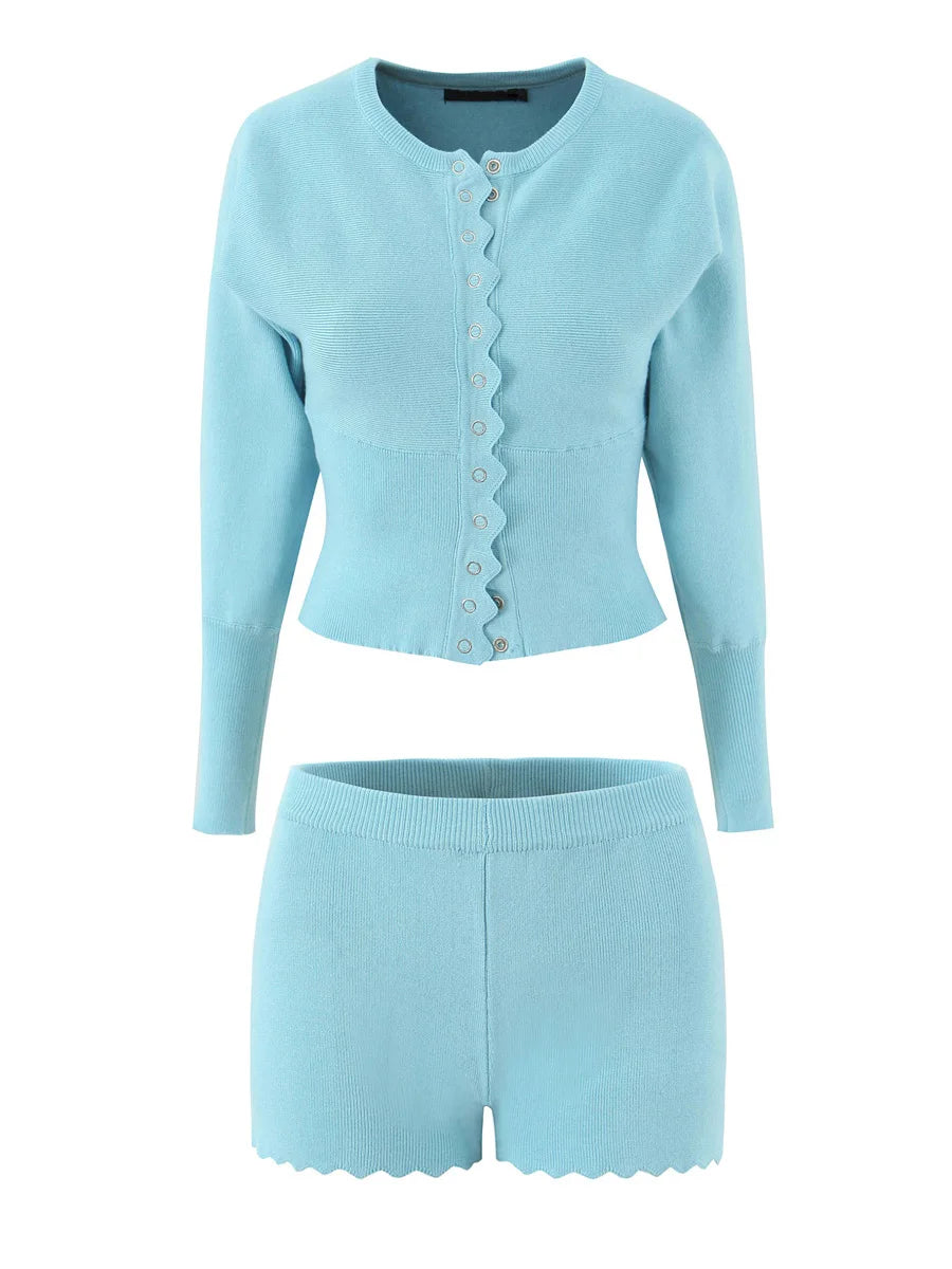 Cotton Blend Tunic Set