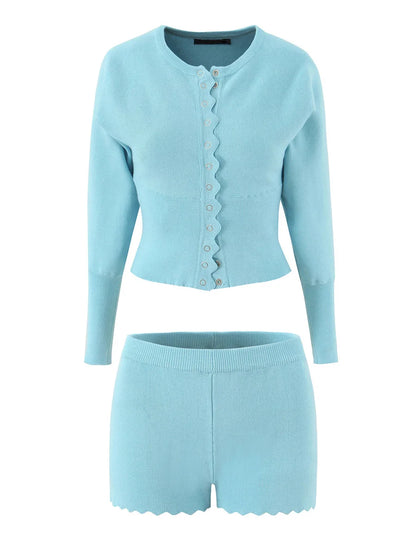 Cotton Blend Tunic Set