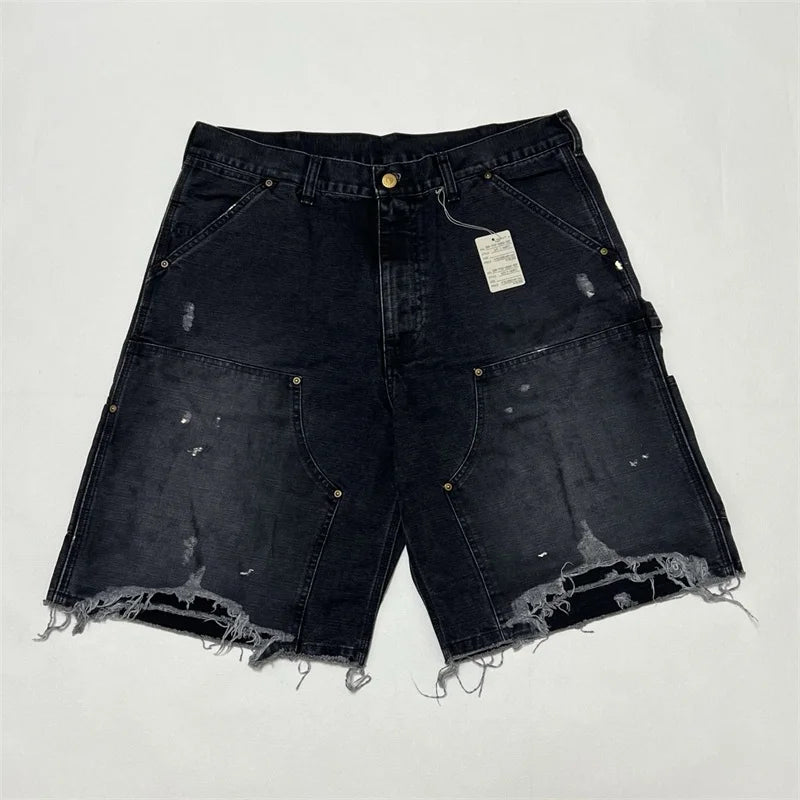 RetroSaint Unisex Denim Shorts