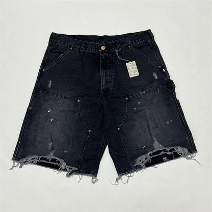 RetroSaint Unisex Denim Shorts