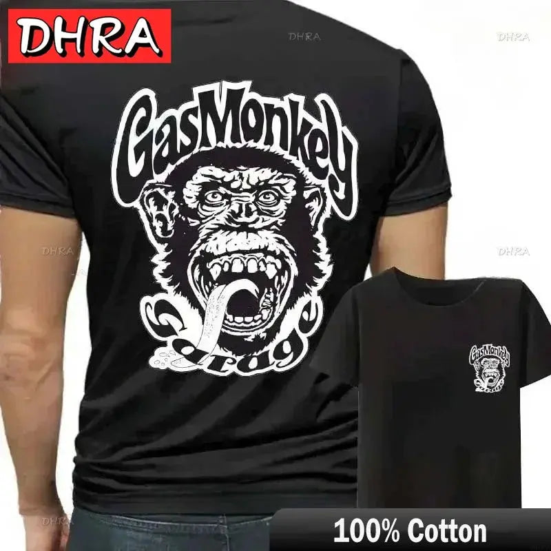 Gas Monkey Cotton Graphic Tee Chicchar Fashion