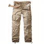Camo Cargo Straight Leg Pants